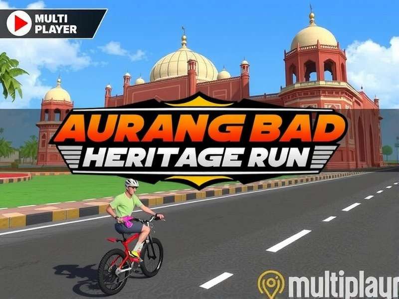 Compete with friends in real-time Aurangabad Heritage Run Multiplayer